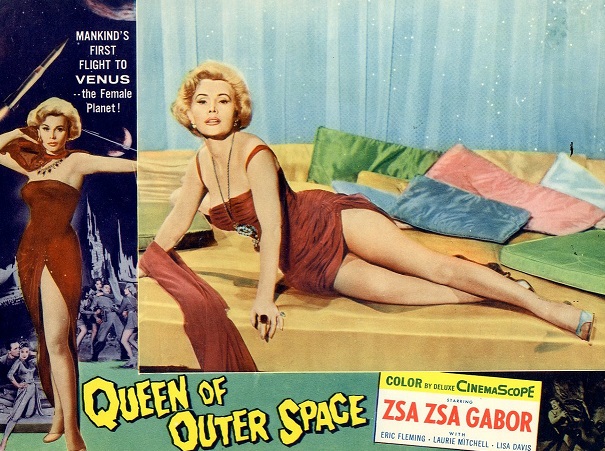 Zsa Zsa Gabor Queen The Queen From Outer Space